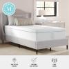Martha Stewart SleepComplete King Mattress in a Box, Firm Pocket Spring and Foam Hybrid Mattress, Dual-Action Cooling, 5-Way Zoning, Coolweave Cover, 12 “, White(Twin)
