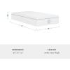 Martha Stewart SleepComplete Queen Mattress in a Box, Medium-Firm Triple-Action Cooling Gel Memory Foam Mattress, Removable Coolweave Jacquard Cover, 12″, White(Twin)