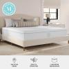 Martha Stewart SleepComplete Queen Mattress in a Box, Medium-Firm Triple-Action Cooling Gel Memory Foam Mattress, Removable Coolweave Jacquard Cover, 12″, White(King)