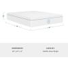 Martha Stewart SleepComplete Queen Mattress in a Box, Medium-Firm Triple-Action Cooling Gel Memory Foam Mattress, Removable Coolweave Jacquard Cover, 12″, White(Queen)