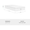 Martha Stewart SleepComplete Queen Mattress in a Box, Medium-Plush Dual-Action Cooling Gel Memory Foam Mattress, Removable Coolweave Jacquard Cover, 12″, White(White)