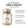 Martha Stewart Spice Trio – Elevate Every Meal, Three Signature Blends Featuring Single-Origin Spices from Burlap & Barrel – For Beef, Lamb, Pork, Poultry & Seafood – Gift for Cooks – 3 Full Size Jars(Pork & Poultry Glass Jar)