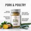 Martha Stewart Spice Trio – Elevate Every Meal, Three Signature Blends Featuring Single-Origin Spices from Burlap & Barrel – For Beef, Lamb, Pork, Poultry & Seafood – Gift for Cooks – 3 Full Size Jars(Pork & Poultry Glass Jar)