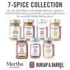 Martha Stewart Spice Trio – Elevate Every Meal, Three Signature Blends Featuring Single-Origin Spices from Burlap & Barrel – For Beef, Lamb, Pork, Poultry & Seafood – Gift for Cooks – 3 Full Size Jars(7-Spice Baking Set)
