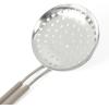Martha Stewart Sprucedale Stainless Steel Skimmer Spoon With Long Silicone Handle