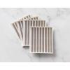 Martha Stewart Swedish Kitchen Absorbent Sponge Dish Cloths, Stripes, 8 Count(Grey Stripes)