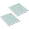 Martha Stewart Swedish Kitchen Absorbent Sponge Dish Cloths, Stripes, 8 Count(Polka Dots)