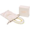 Martha Stewart Three Strand Pearl, Crystal and Chain Necklace In Gold, 18 Inches For Women