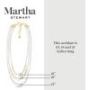 Martha Stewart Three Strand Pearl Necklace In Gold For Women