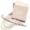 Martha Stewart Three Strand Pearl and Ball Necklace In Gold For Women