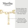 Martha Stewart Three Strand Pearl and Chain Necklace In Gold For Women
