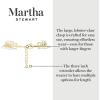 Martha Stewart Three Twisted Strand Pearl and Chain Necklace In Gold, Long, For Women