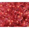 Martha Stewart Tinsel Pre-Lit Artificial Christmas Tree, 5 ft, Clear Lights, Pink – LED…