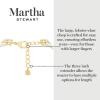 Martha Stewart Traditional Three Strand Pearl and Ball Necklace In Gold For Women