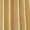 Martha Stewart Velvet Curtains Room Darkening Wave Embossed Rod Pocket/Back Tab Window Curtain Panel Pair, 95″, Olive Green(Gold)
