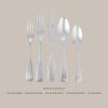 Martha Stewart Watercliffe 16 pc Flatware Set Stainless Steel w/ABS Handle – Warm Grey(Halsey (Mirror Polish))