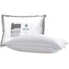 Martha Stewart White Down Pillows 600 Fill Power Luxury Hotel Bed Pillow Cooling Breathable Sleeping Pillows Made in USA(Jumbo(Set of 1 Pack))
