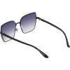 Martha Stewart Women Cat Eye Sunglasses(Black)