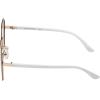 Martha Stewart Women Cat Eye Sunglasses(Rose Gold & White)