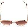 Martha Stewart Women Protective Metal Aviator Pilot Sunglasses(Gold and Tortoise)