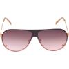 Martha Stewart Women Protective Metal Aviator Pilot Sunglasses(Rose Gold & Nude)