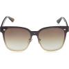 Martha Stewart Women Retro Metal Protective Sunglasses(Brown Fade)