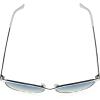Martha Stewart Women Retro Metal Protective Sunglasses(White and Silver)