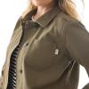 Martha Stewart Women’s Chore Jacket – Lightweight Utility Coat Casual Outerwear, Long Sleeve Work Layers(Kalamata)