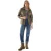 Martha Stewart Women’s Chore Jacket – Lightweight Utility Coat Casual Outerwear, Long Sleeve Work Layers(Kalamata)