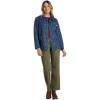 Martha Stewart Women’s Chore Jacket – Lightweight Utility Coat Casual Outerwear, Long Sleeve Work Layers(Vintage Wash)