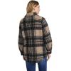 Martha Stewart Women’s Garden Shacket(Oxford Tan Plaid)
