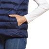 Martha Stewart Womens Puffy Down Vest, Lightweight Casual Short Sleeve Vest Jacket, Quilted Outerwear with Pockets(Navy)