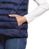 Martha Stewart Women’s Short Sleeve Quilted Down Puffer Vest(Navy)