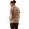 Martha Stewart Women’s Short Sleeve Quilted Down Puffer Vest(Pale Gold)