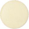 Martha Stewart Woven Water Resistant Lindos Placemat Set 6-Pack, 15″ Round, Beige(Beige)