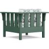 Martha Stewart by POLYWOOD® Acadia 4-Piece Deep Seating Set with Sofa in Green/Trellis Glacier Spa