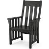 Martha Stewart by POLYWOOD® Acadia 5-Piece Dining Set with Benches in Teak(Black)
