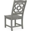 Martha Stewart by POLYWOOD® Chinoiserie 7-Piece Farmhouse Dining Set in Sand(Slate Grey)