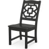 Martha Stewart by POLYWOOD® Chinoiserie 7-Piece Parsons Dining Set (Exclusive) in Black(Black)