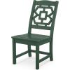 Martha Stewart by POLYWOOD® Chinoiserie 7-Piece Parsons Dining Set (Exclusive) in Black(Green)