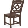 Martha Stewart by POLYWOOD® Chinoiserie 7-Piece Parsons Dining Set (Exclusive) in Black(Mahogany)