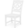 Martha Stewart by POLYWOOD® Chinoiserie 7-Piece Parsons Dining Set (Exclusive) in Black(White)