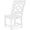 Martha Stewart by POLYWOOD® Chinoiserie 7-Piece Parsons Dining Set (Exclusive) in Black(White)