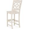 Martha Stewart by POLYWOOD® Chinoiserie Bar Side Chair in Green(Sand)
