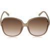 Martha Stewart womens Ms101 Oversized Uv400 Protective Round Sunglasses – Timeless Gifts for Her, 63.5mm Round Sunglasses(Nude)