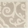Martha Stewart x SAFAVIEH Area Rug Collection – 5′ x 8′, Whetstone Grey, Handmade Wool, Marais Scroll Design, Ideal for Living Room, Bedroom, Office, Dining Space (MSR4324A)(Fledgling)