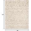 Martha Stewart x SAFAVIEH Area Rug Collection – 8′ x 10′, Bard Red, Hand-Knotted Silk & Wool, Ideal for Living Room, Bedroom, Office, Dining Space (MSR8641B)(Wheat Beige)