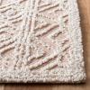 Martha Stewart x SAFAVIEH Area Rug Collection – 8′ x 10′, Beige & Pink, Handmade Wool, Ideal for Living Room, Bedroom, Office, Dining Space (MSR3514B)