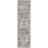 Martha Stewart x SAFAVIEH Area Rug Collection – 8′ x 10′, Ivory & Blue, Non-Shedding & Easy Cleaning, Ideal for Living Room, Bedroom, Office, Dining Space (MSR868A)(Ivory/Blue)
