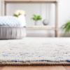 Martha Stewart x SAFAVIEH Area Rug Collection – 8′ x 10′, Ivory & Natural, Handmade Wool, Ideal for Living Room, Bedroom, Office, Dining Space (MSR3532A)(Ivory/Blue)